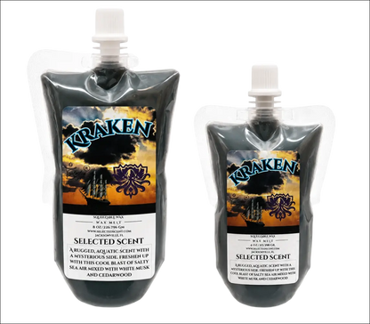 Kraken squeezable wax melt