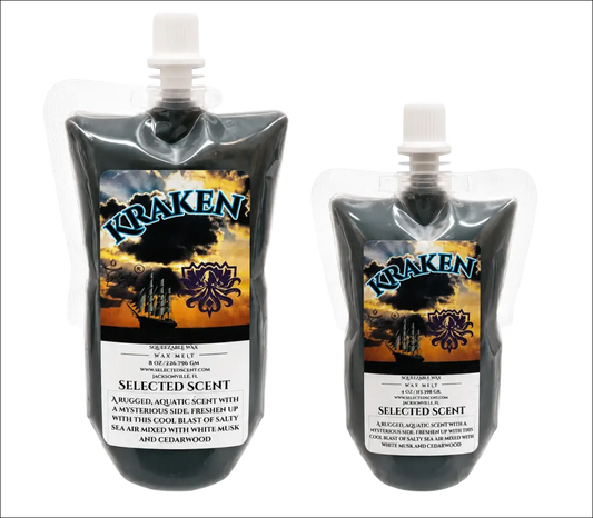 Kraken squeezable wax melt