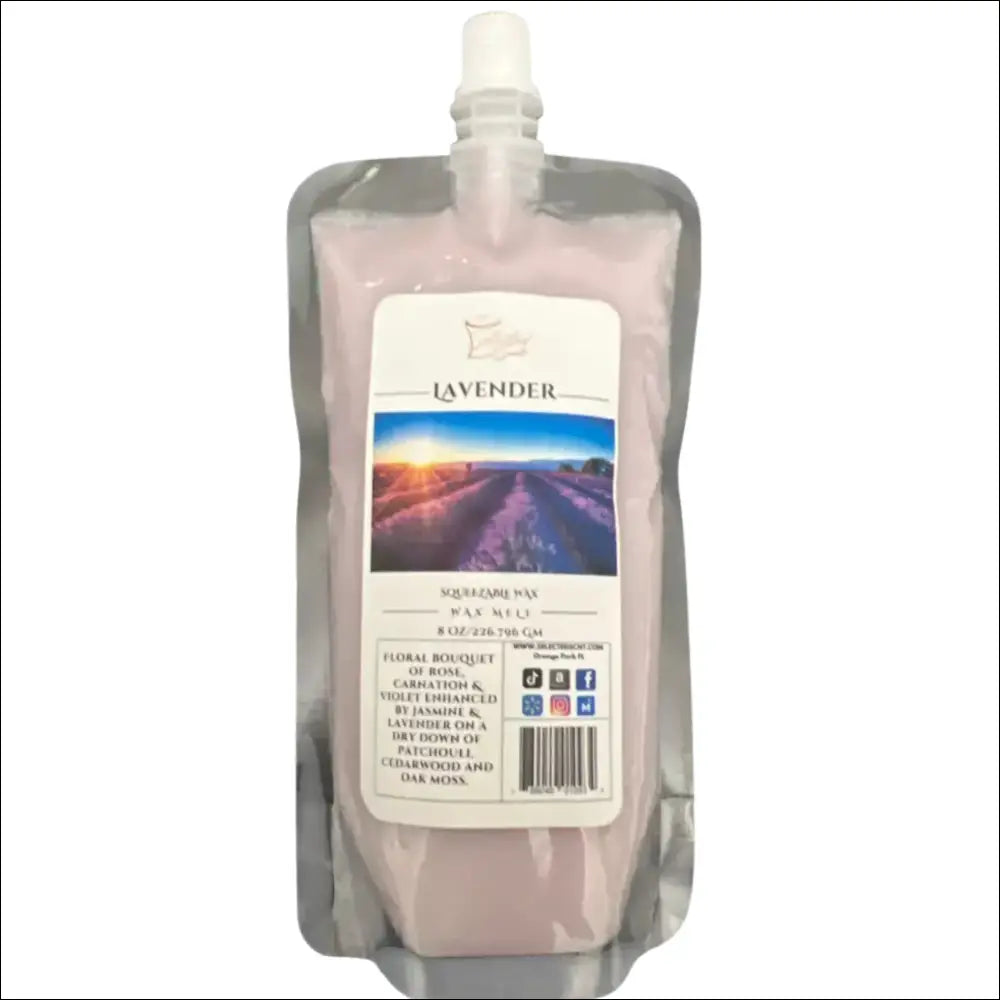 Lavender squeezable wax melt long lasting home fragrance - 8 ounces