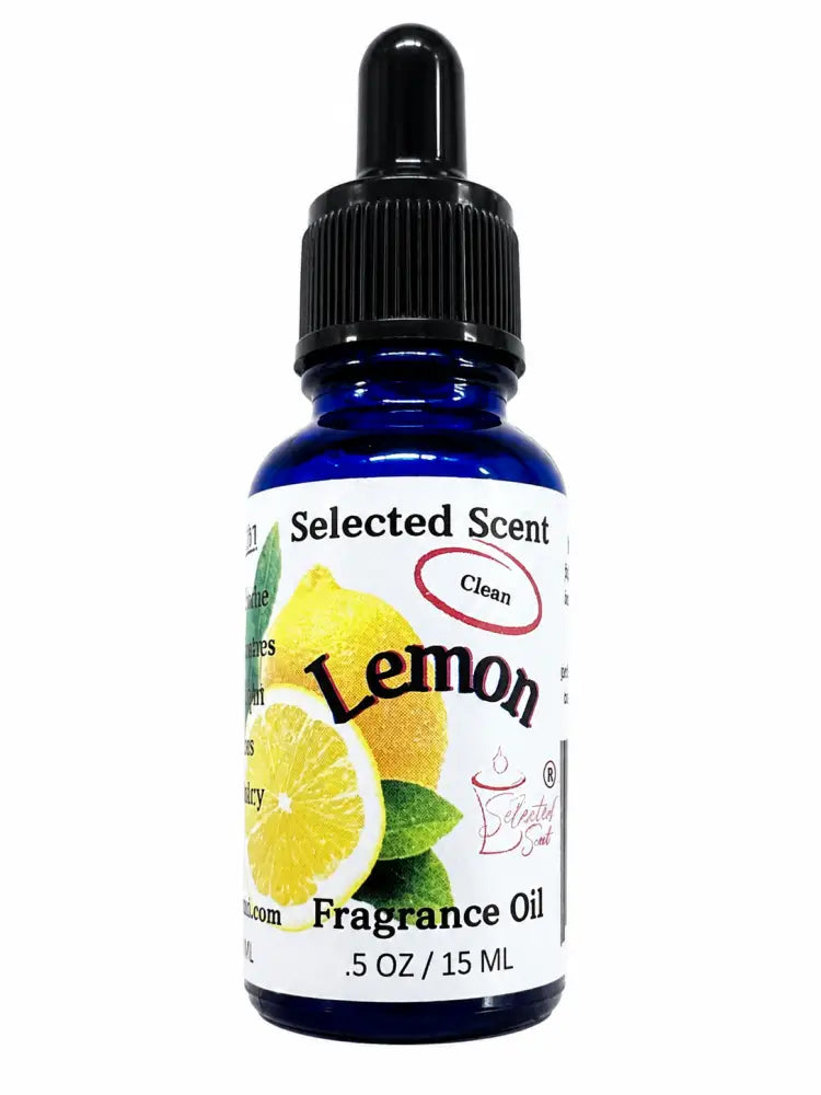 Lemon 100% fragrance oil – fresh citrus burst home by selected scent