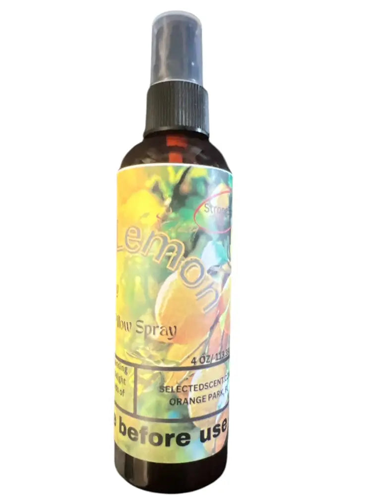 Lemon 4-in-1 room linen body & car spray - 4 ounces