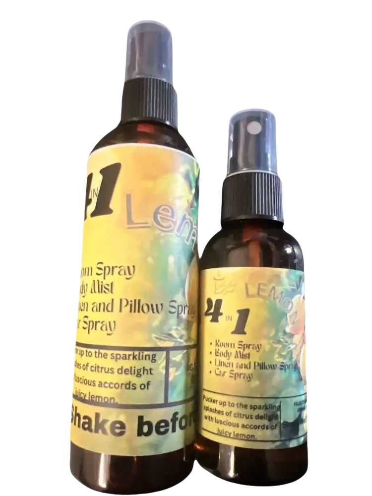 Lemon 4-in-1 room linen body & car spray