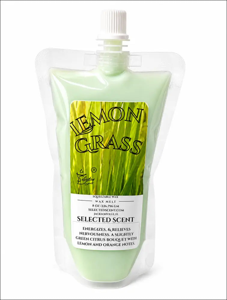 Lemon grass squeezable wax melt - 8 ounces