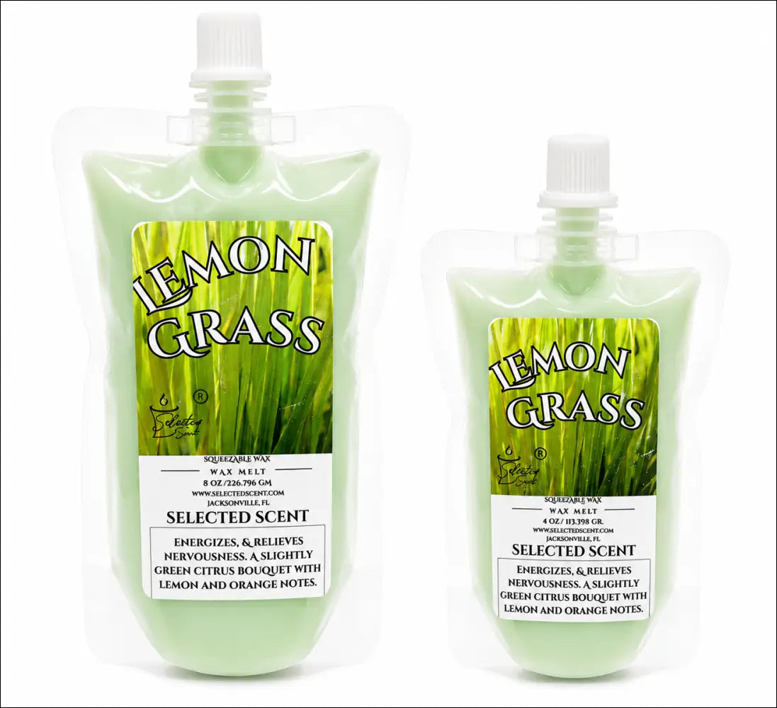Lemon grass squeezable wax melt
