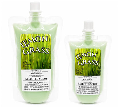 Lemon grass squeezable wax melt