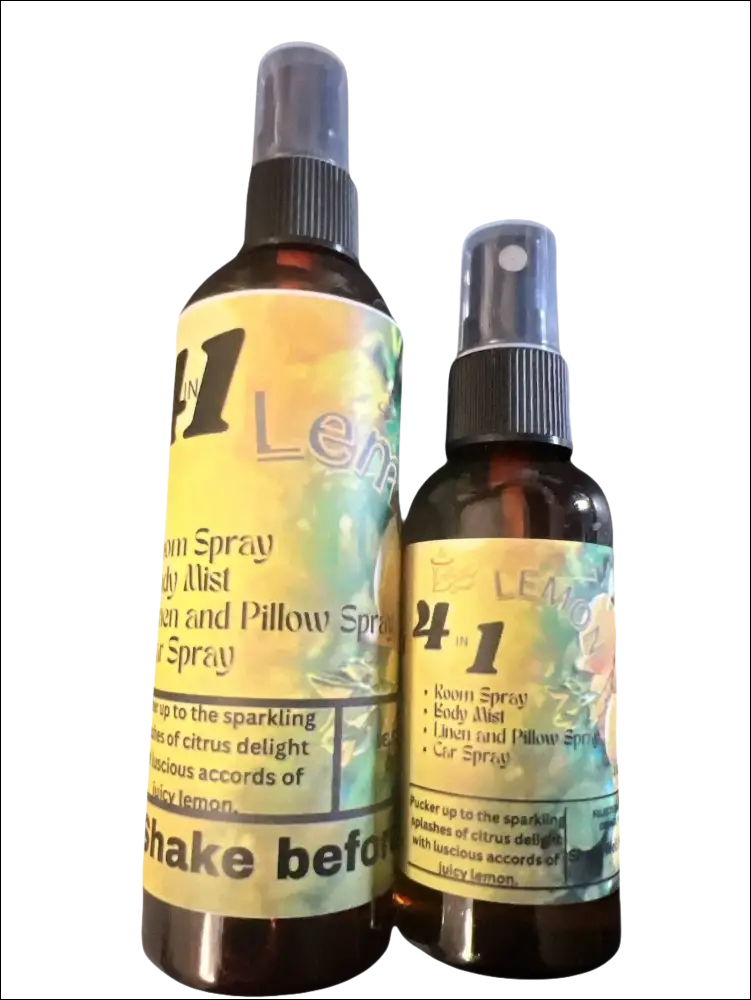 Lemon 4-in-1 room linen body & car spray