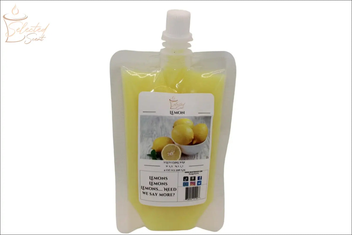 Selected Scent lemon fragrance pouch with long lasting lemon fragrance for fresh scent