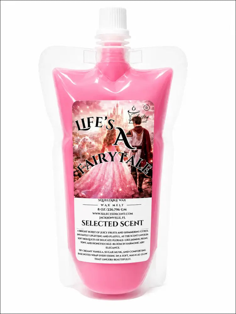 Life’s a fairytale squeezable wax melt all natural melts - 8 ounces