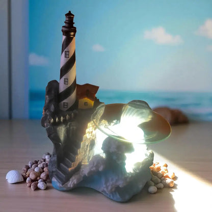 Lighthouse wax and oil warmer electric decorative