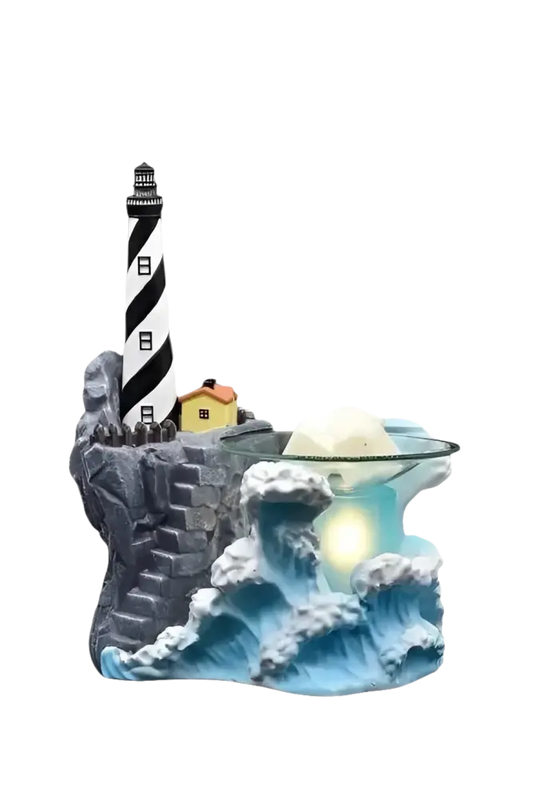 Lighthouse wax and oil warmer electric decorative