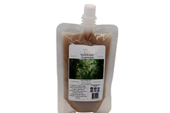 Selected Scent mahogany teakwood wax melt refill pouch with natural forest image on label
