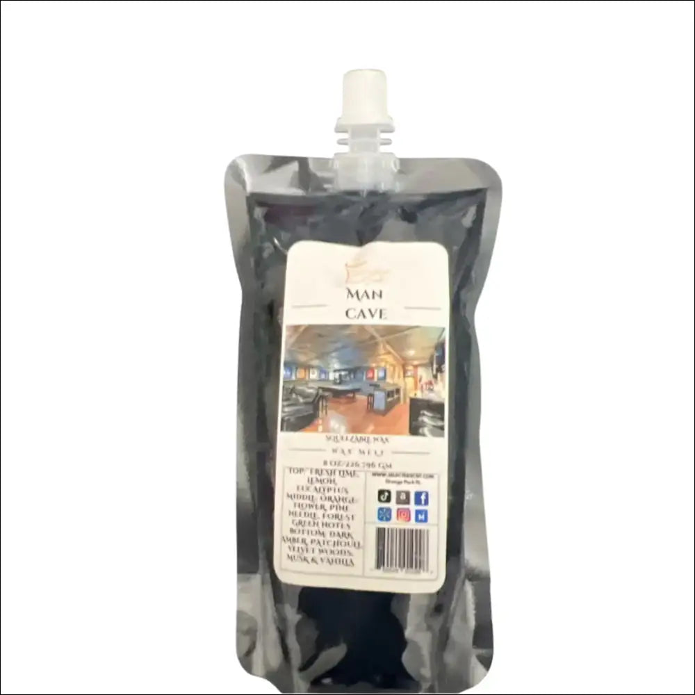 Man cave squeezable wax melt limited edition unique tarts - 8 ounces