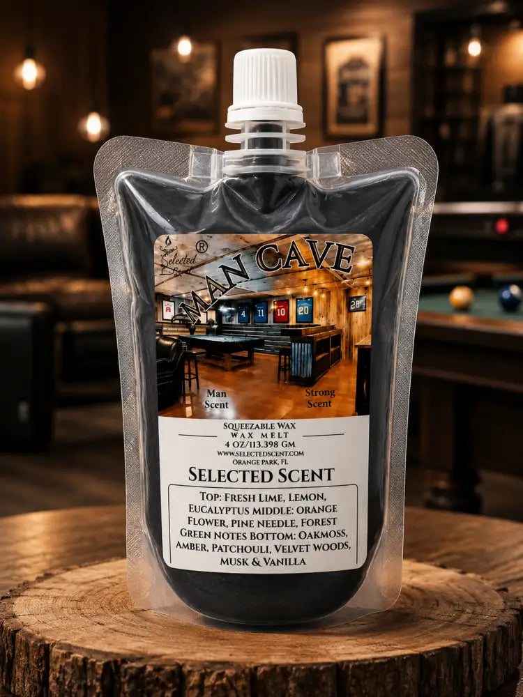 Man cave squeezable wax melt limited edition unique tarts