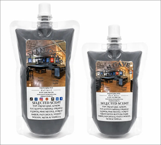 Man cave squeezable wax melt limited edition unique tarts