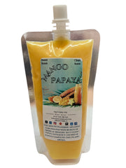 Selected Scent mango papaya all natural wax melts in a resealable pouch with tropical fruit scents