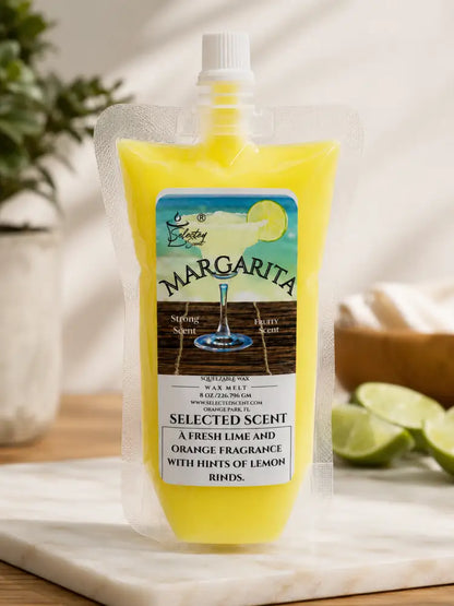 Margarita squeezable wax melt pouch