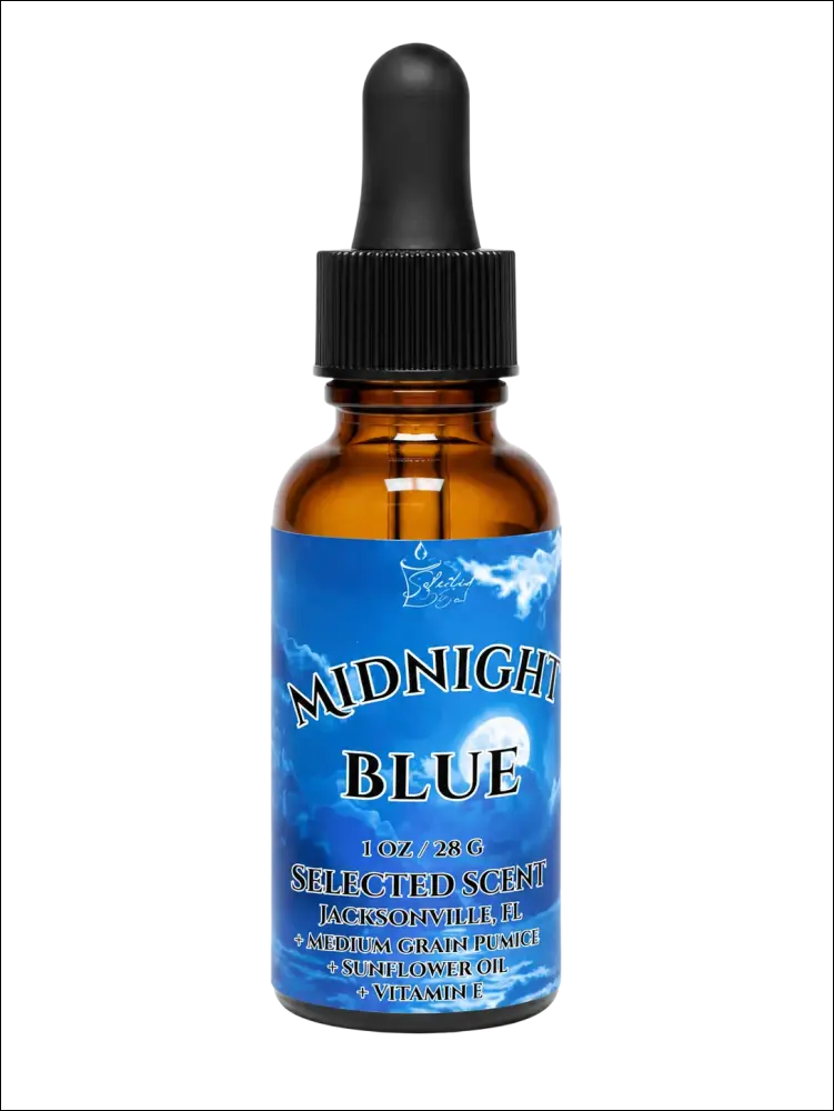 Midnight blue body oil luxurious and hydrating
