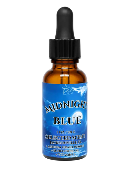 Midnight blue body oil luxurious and hydrating