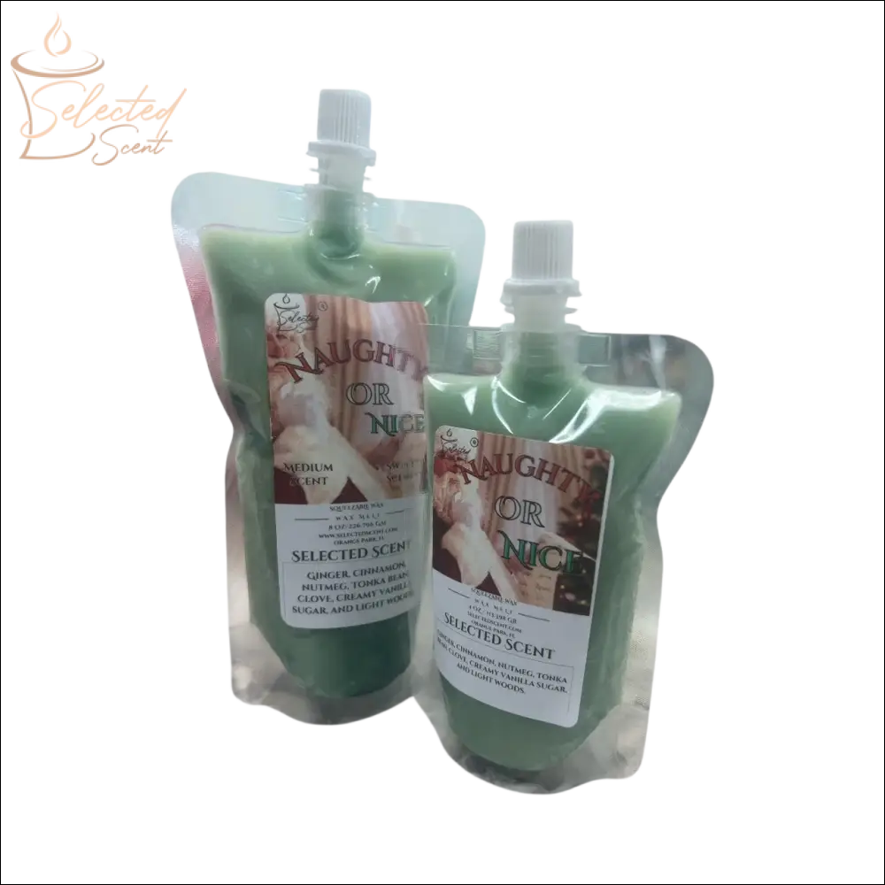 Naughty or Nice Squeezable Wax Melt All Natural Wax Melts