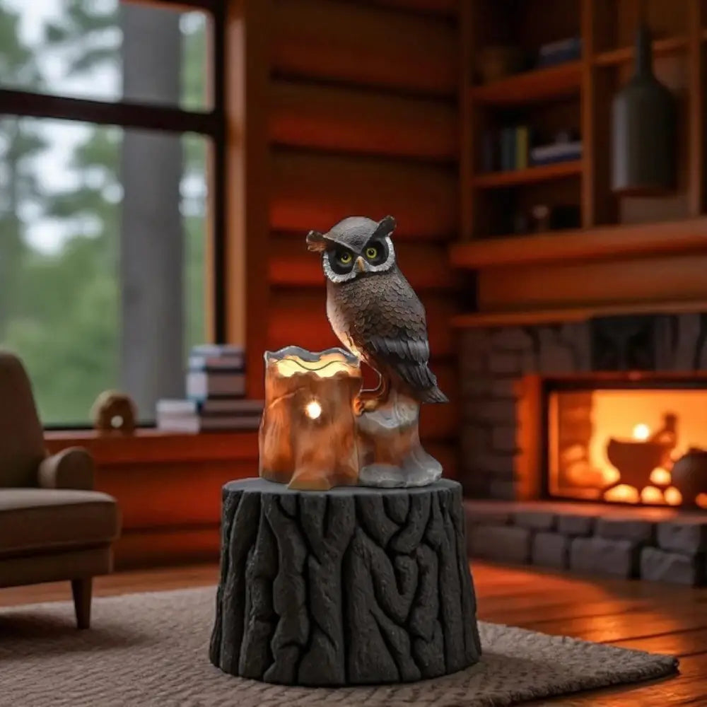 Owl wax oil warmer electric with dimmer wheel