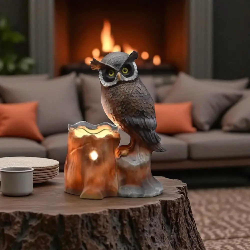 Owl wax oil warmer electric with dimmer wheel