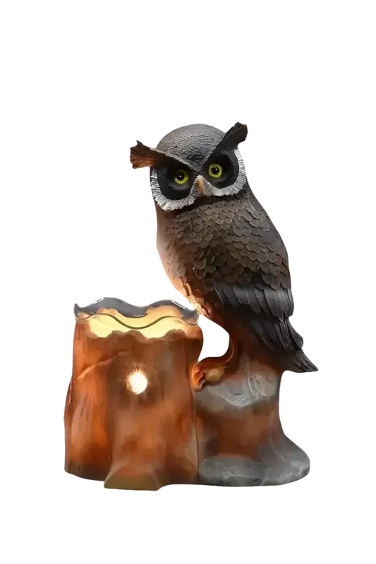 Owl wax oil warmer electric with dimmer wheel