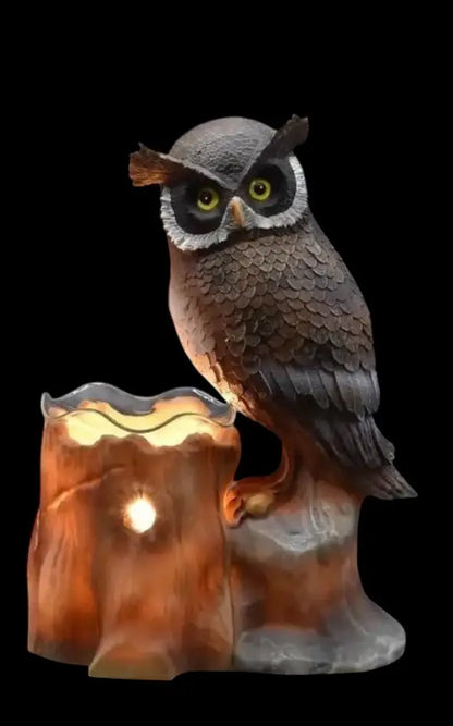 Owl wax oil warmer electric with dimmer wheel