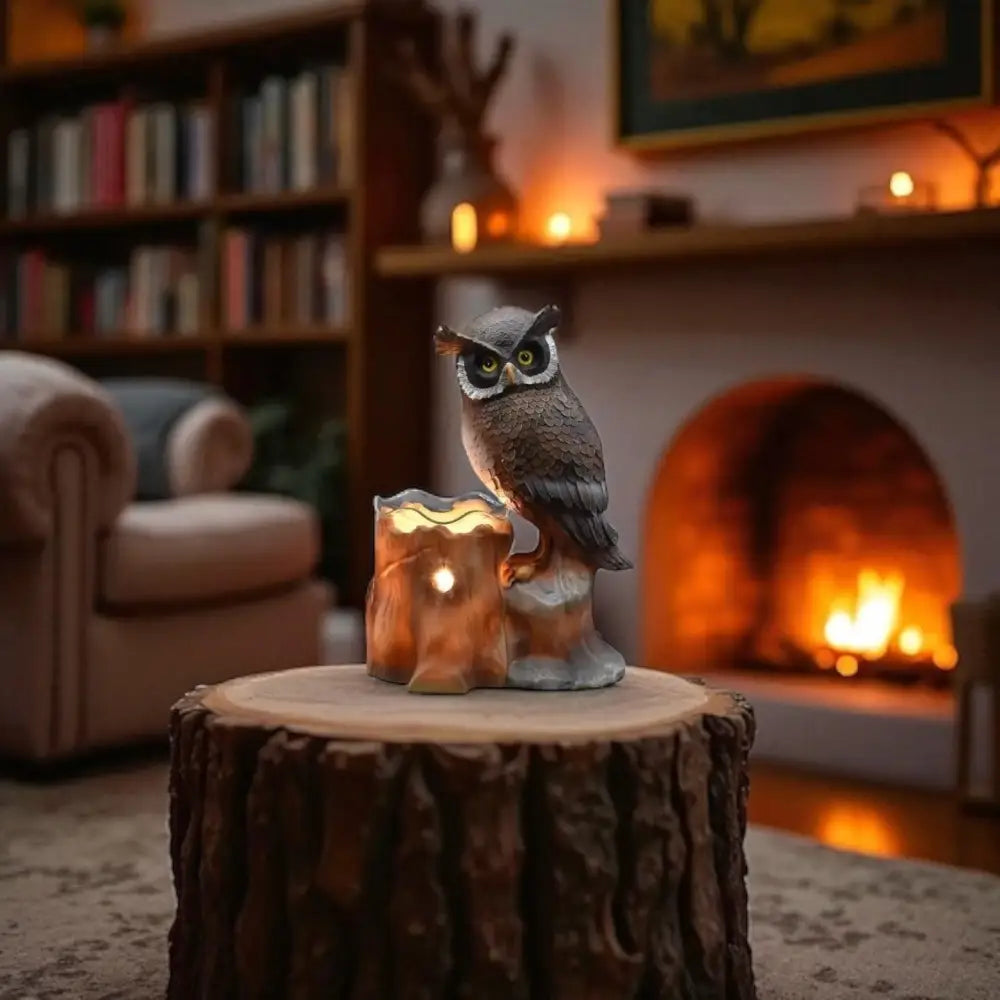 Owl wax oil warmer electric with dimmer wheel