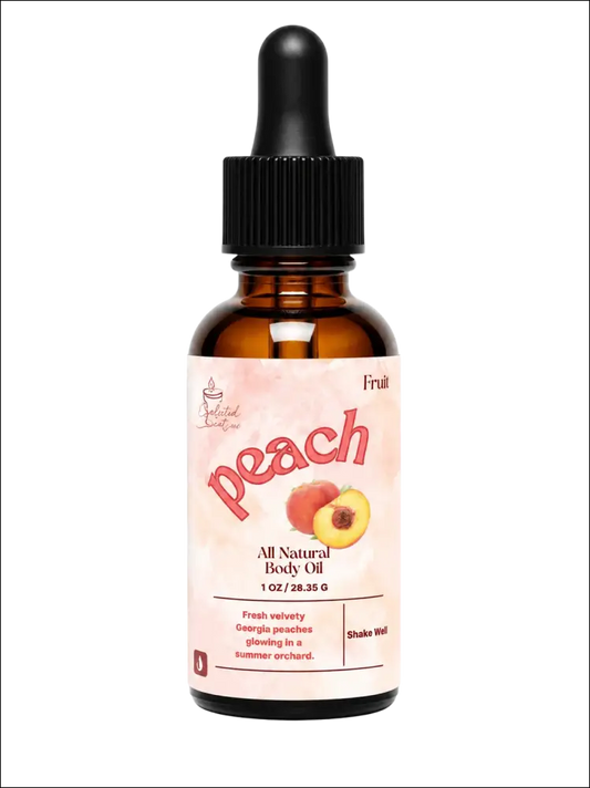 Peach body oil 1 oz hydrating and protecting