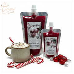 Peppermint Hot Chocolate Squeezable Wax Melt All Natural Wax Melts