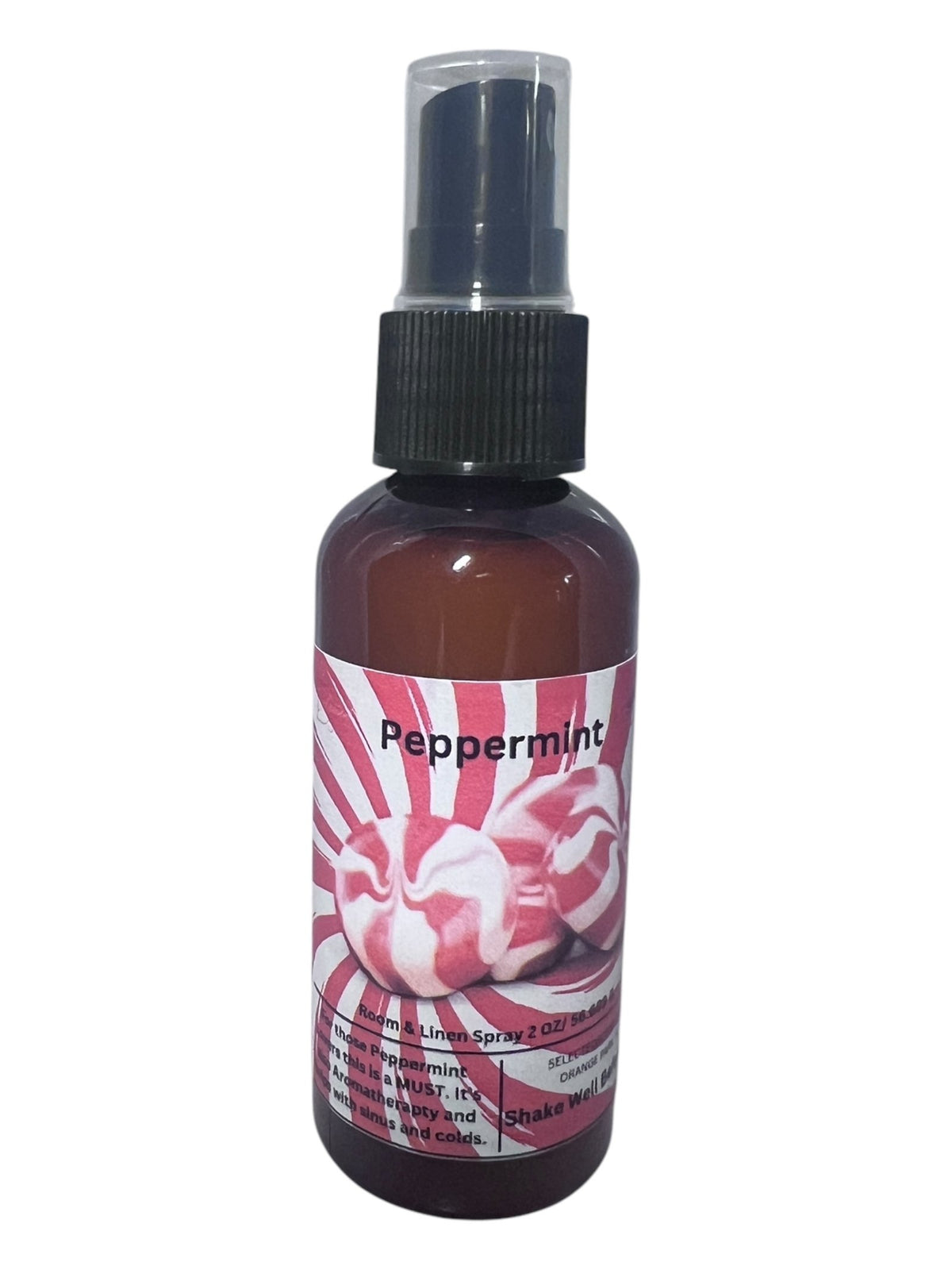 Selected Scent peppermint spray bottle providing a long lasting room fragrance with a fresh mint scent