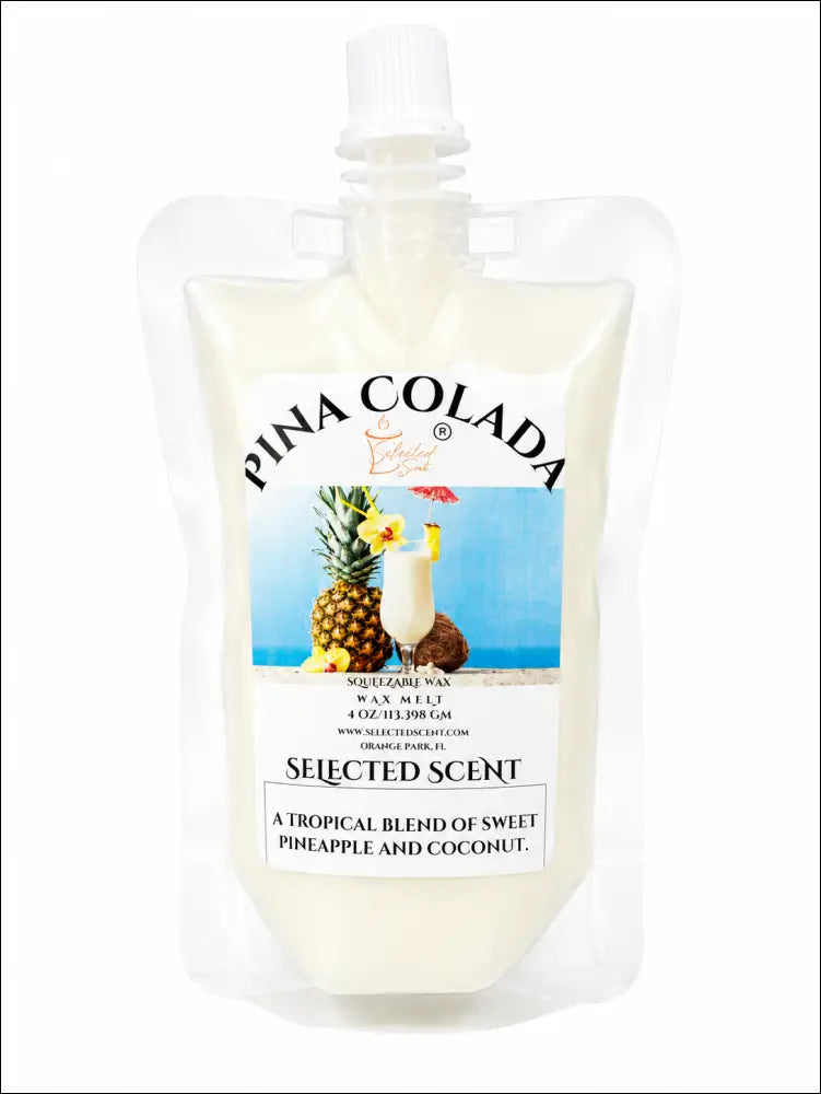 Pina colada squeezable wax melts selected scent - 4 ounces