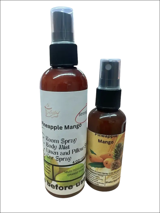 Pineapple mango room & linen spray – natural long-lasting scent