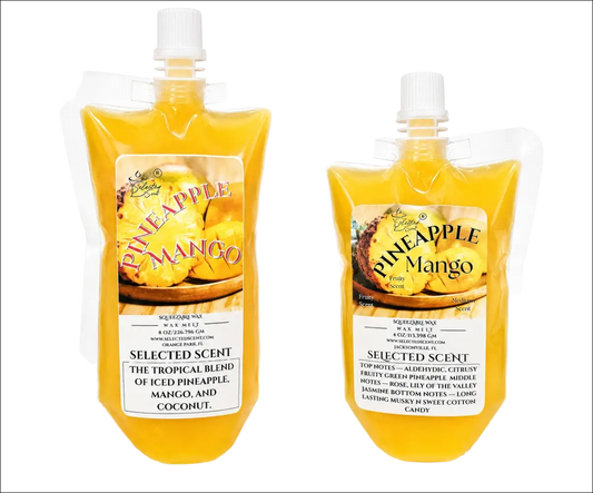 Pineapple mango squeezable wax melt tropical for warmer