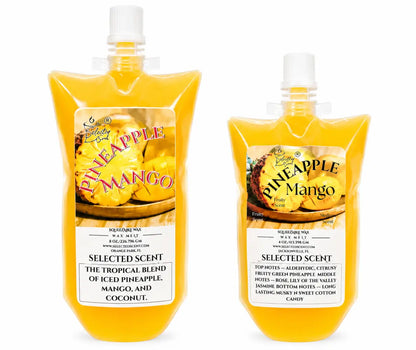 Pineapple mango squeezable wax melt tropical for warmer