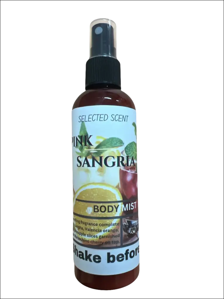 Pink sangria body mist 4 oz alcohol free