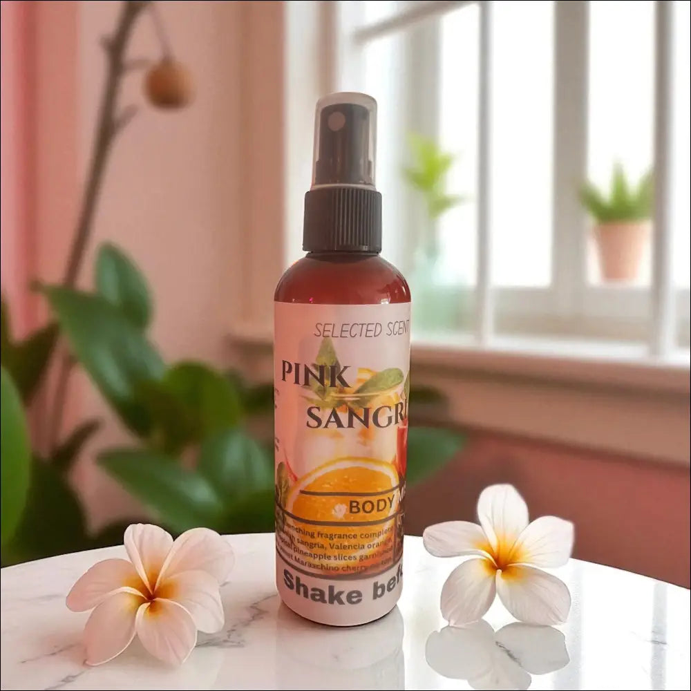 Pink sangria body mist 4 oz alcohol free