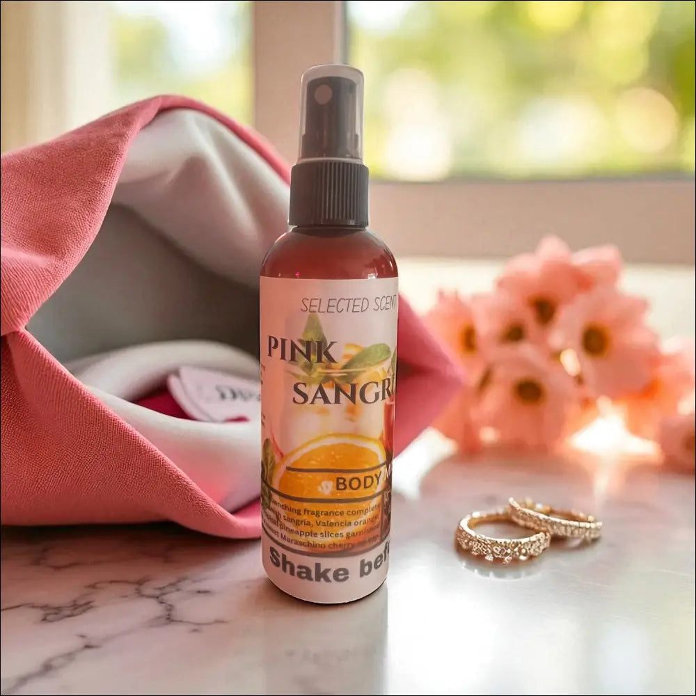 Pink sangria body mist 4 oz alcohol free