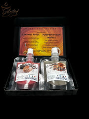 Selected Scent Long Lasting Fragrance Set with Caramel Apple and Pumpkin Pecan Waffle scents in refill pouches