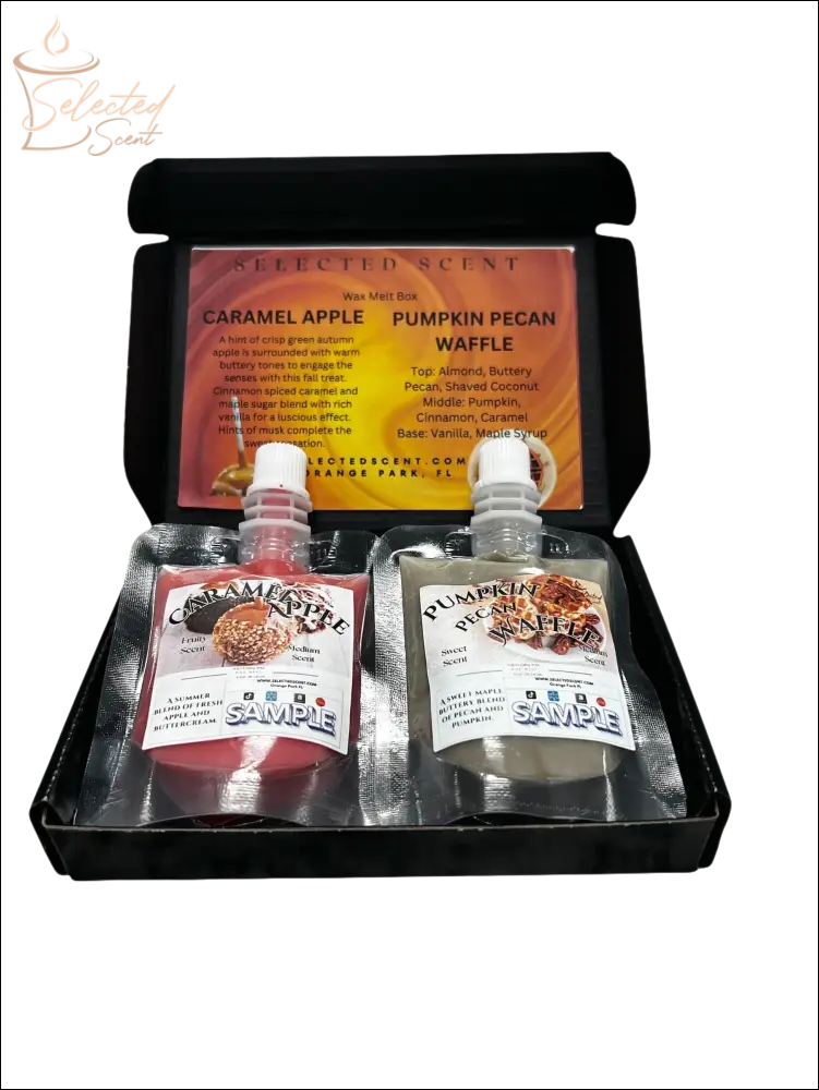 Selected Scent Long Lasting Fragrance Set with Caramel Apple and Pumpkin Pecan Waffle scents