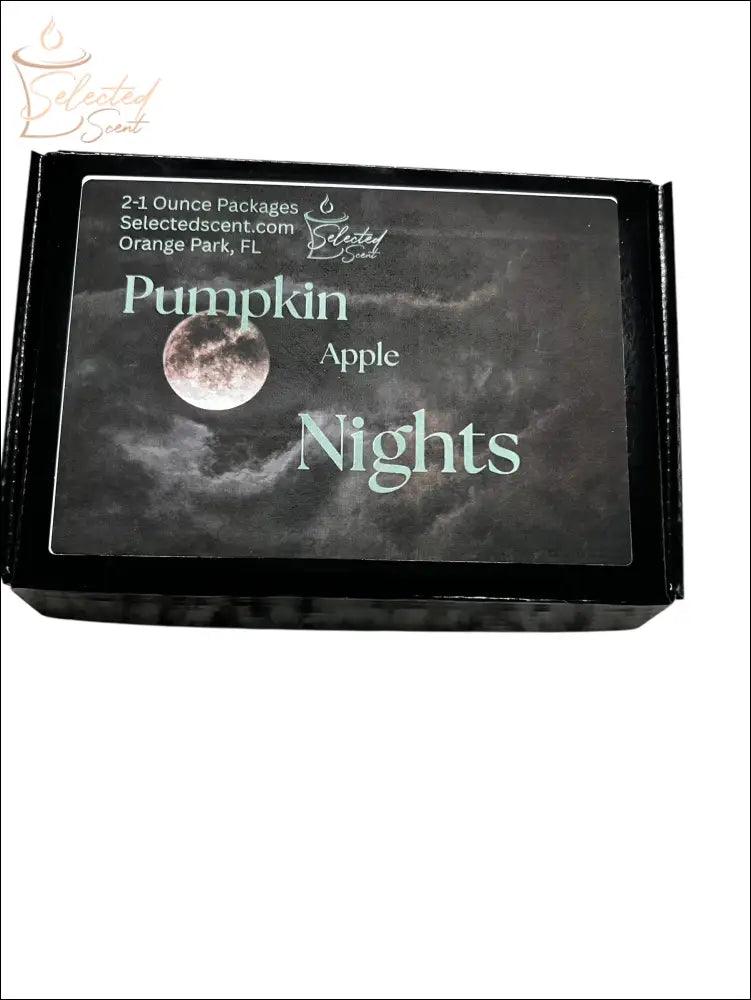 Selected Scent Pumpkin Apple Nights Long Lasting Fragrance Set with 2-1 ounce packages