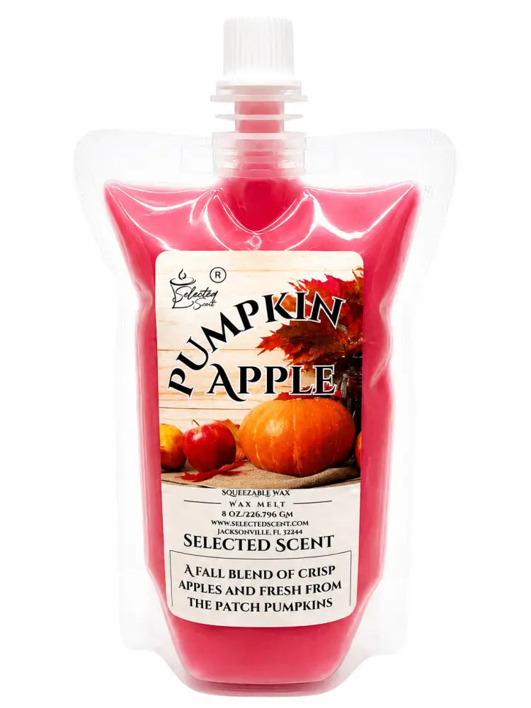 Pumpkin apple squeezable wax melt - 4 ounces