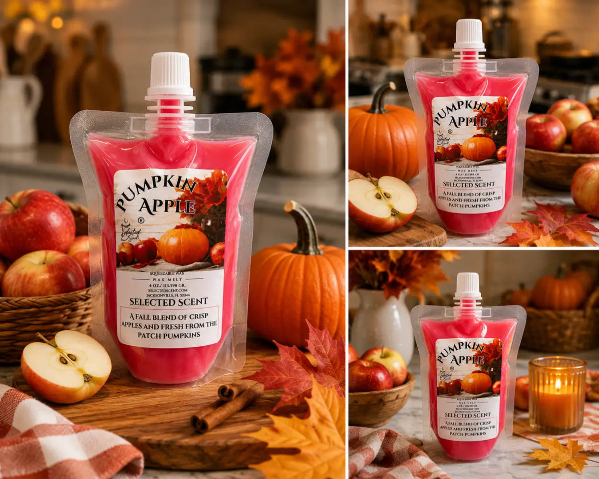 Pumpkin apple squeezable wax melt