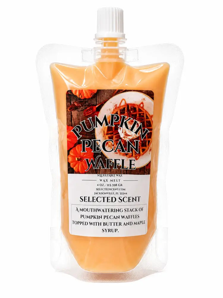 Pumpkin pecan waffle squeezable wax melts - 4 ounces