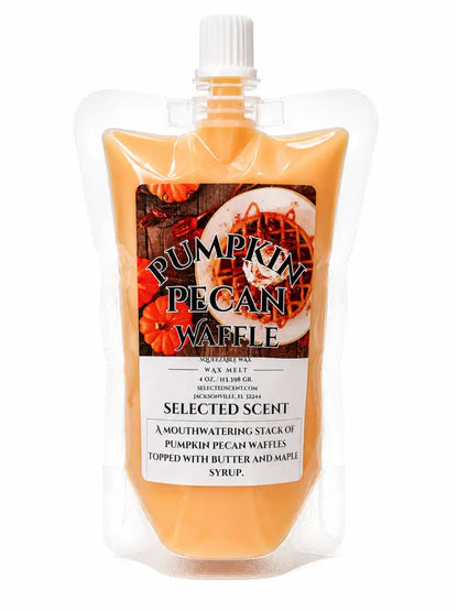 Pumpkin pecan waffle squeezable wax melts - 4 ounces