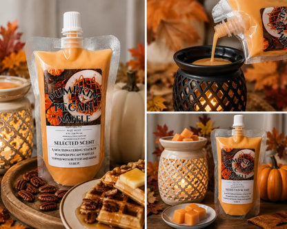 Pumpkin pecan waffle squeezable wax melts