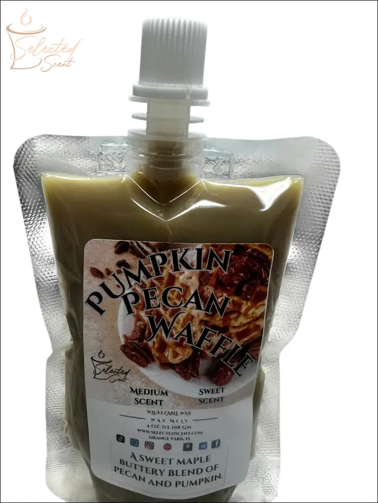Selected Scent Pumpkin Pecan Waffle wax melt pouch from Fall Seasonal Favorites collection