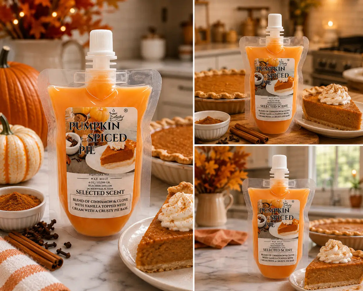 Pumpkin spiced pie squeezable wax melt