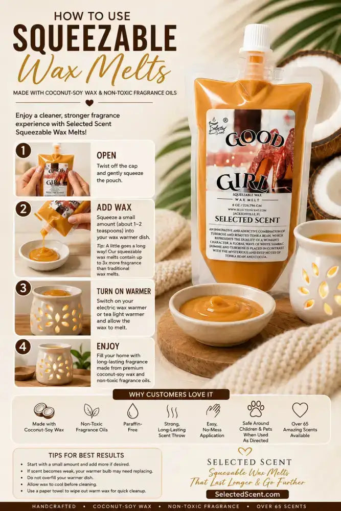 Pumpkin spiced pie squeezable wax melt
