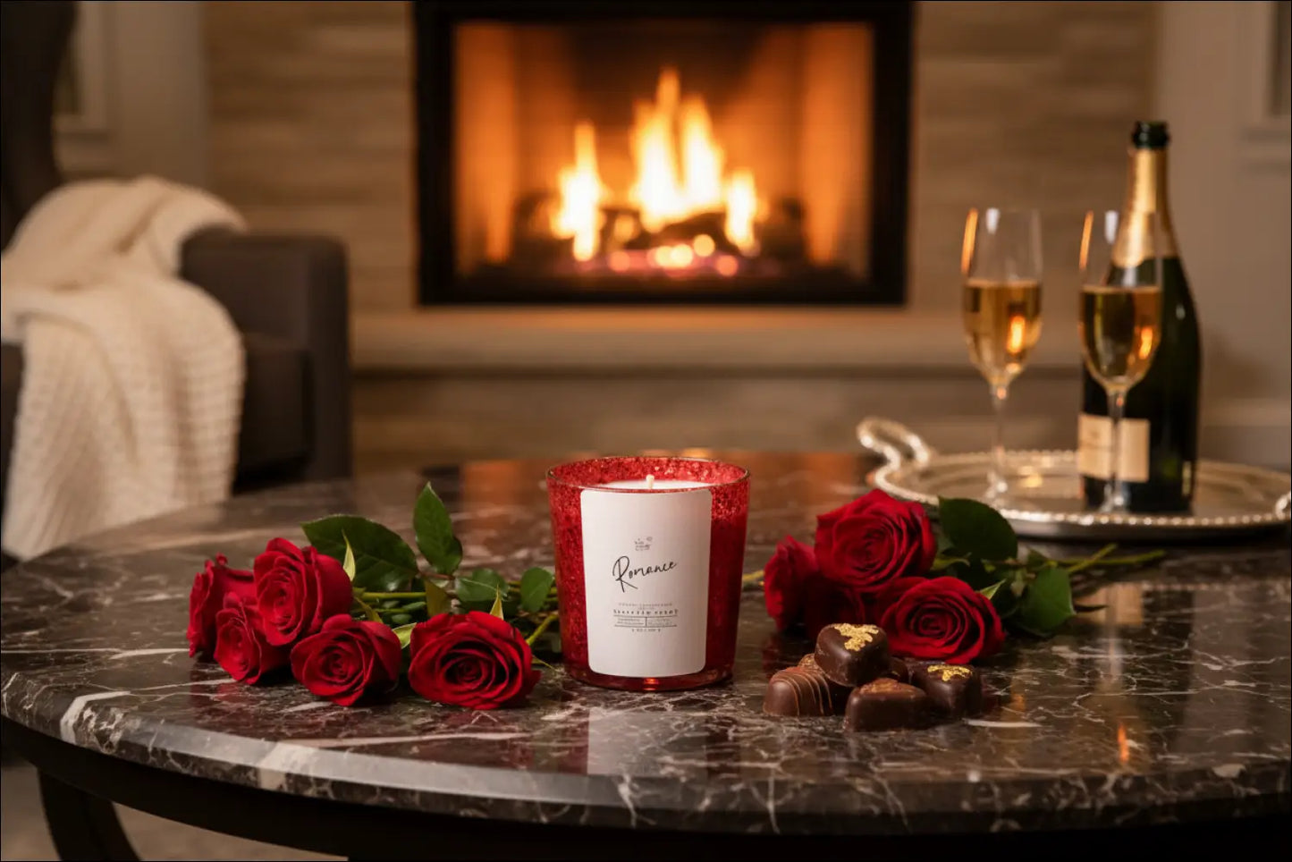 Romance 8 ounce luxury candle long lasting scented